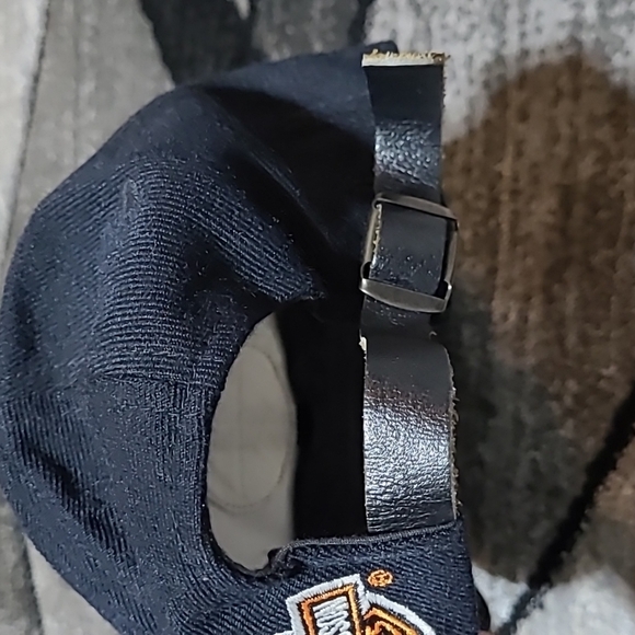 HARLEY DAVIDSON EMBROIDERED METAL BAR & SHIELD LEATHER LOGO HAT - Picture 8 of 13
